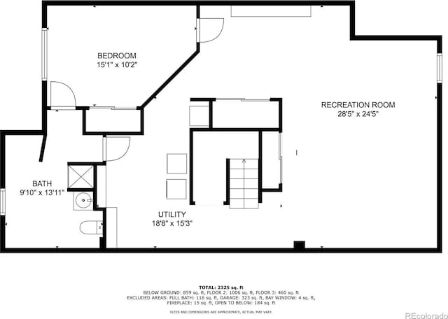 5421 S Vivian St, Littleton, CO 80127 - floor plan / room layout