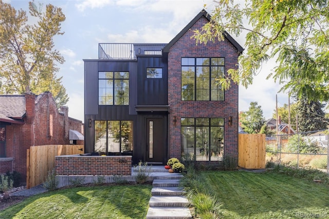 3362 W 32nd Ave, Denver, CO 80211 - contemporary home with brick siding