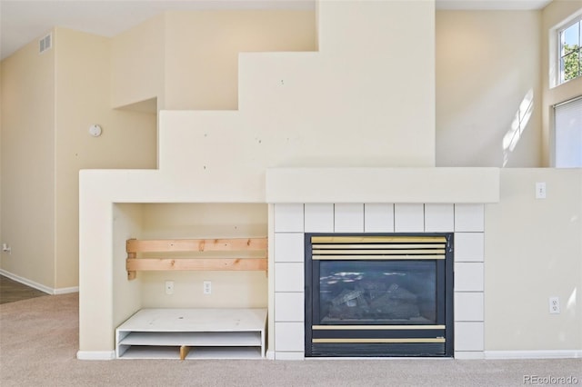10231 Spotted Owl Ave, Highlands Ranch, CO 80129 - detailed view of carpet and a fireplace
