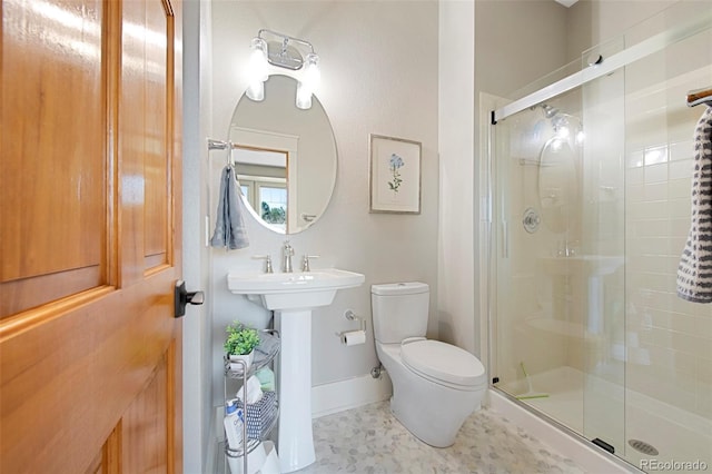 9 Amaranth Dr, Littleton, CO 80127 - full bathroom with a stall shower and tile patterned floors