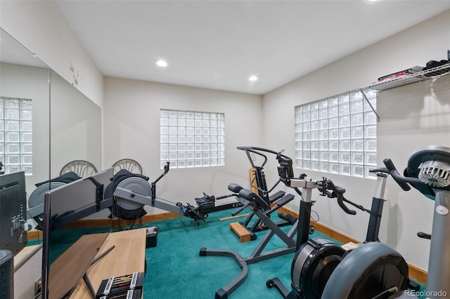 9 Amaranth Dr, Littleton, CO 80127 - workout room featuring recessed lighting and baseboards