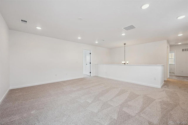 24768 E 40th Ave, Aurora, CO 80019 - unfurnished room with light colored carpet, recessed lighting, and baseboards