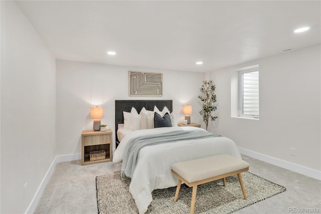 2600 S Downing St, Denver, CO 80210 - carpeted bedroom featuring recessed lighting