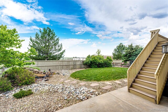 22962 Briar Leaf Ave, Parker, CO 80138 - view of yard with stairway
