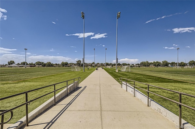 surrounding community featuring a rural view