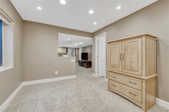 5402 S Queen Way, Littleton, CO 80127 - corridor with light carpet and recessed lighting