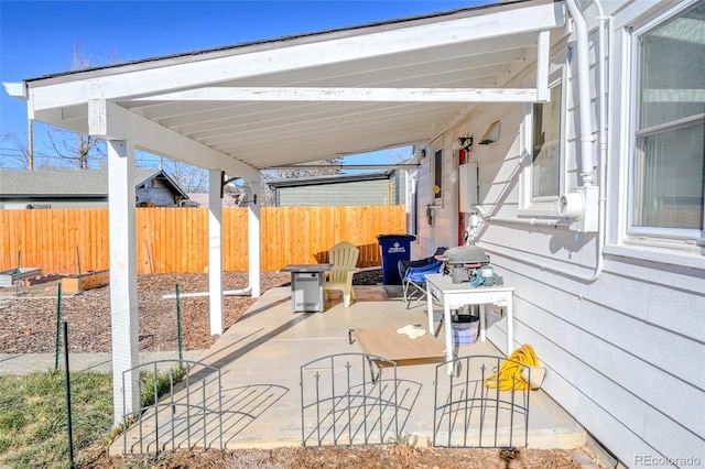 view of patio