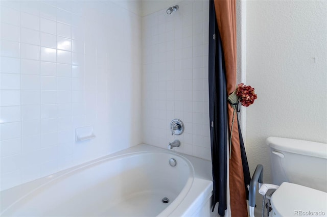 3220 Boulder Cir Unit 103, Broomfield, CO 80023 - full bathroom with shower / bath combo with shower curtain and toilet