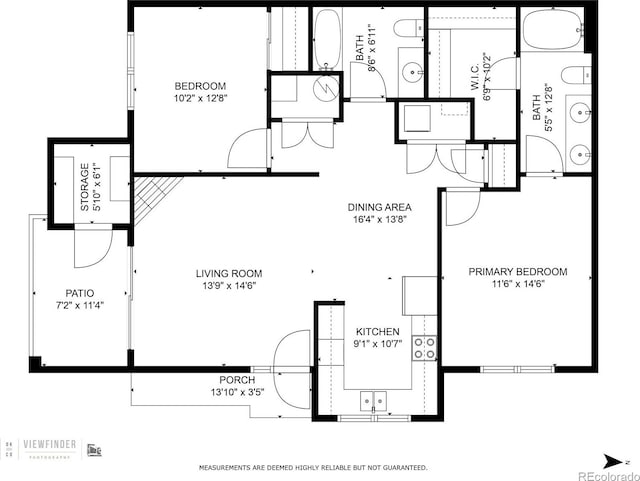 3220 Boulder Cir Unit 103, Broomfield, CO 80023 - view of floor plan / room layout