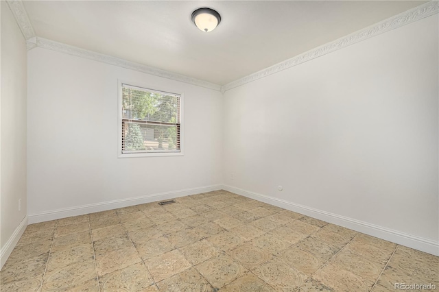 19 Rock Ln, Castle Rock, CO 80104 - spare room with baseboards and crown molding