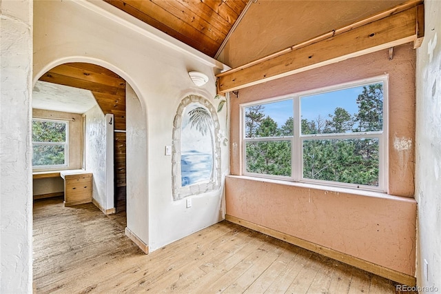 12524 Hilltop Pl, Kiowa, CO 80117 - unfurnished sunroom with healthy amount of natural light and lofted ceiling