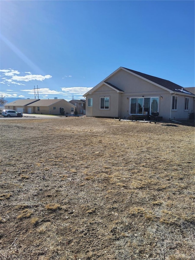 view of back of property