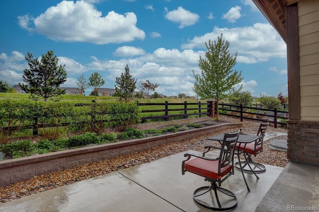 view of patio