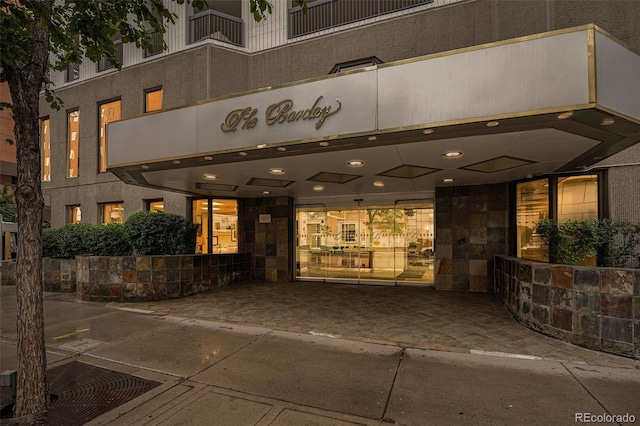 1625 Larimer St Unit 605, Denver, CO 80202 - view of exterior entry with stone siding