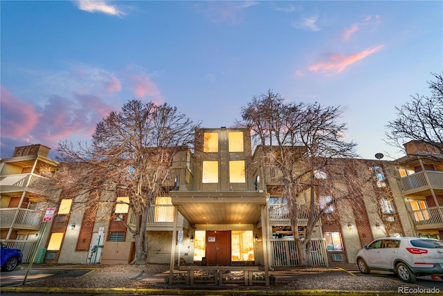 1300 S Parker Rd Unit 9, Denver, CO 80231 - view of property at dusk