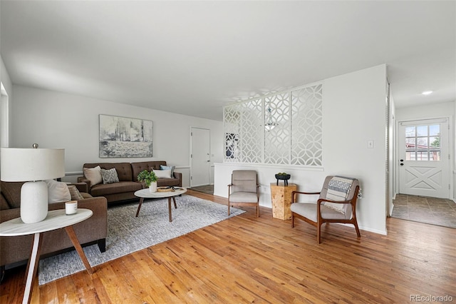 7751 S Race St, Centennial, CO 80122 - living room featuring light wood-style flooring