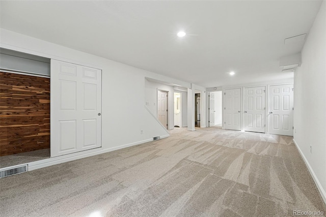 7751 S Race St, Centennial, CO 80122 - unfurnished bedroom featuring carpet floors, recessed lighting, baseboards, two closets, and ensuite bath