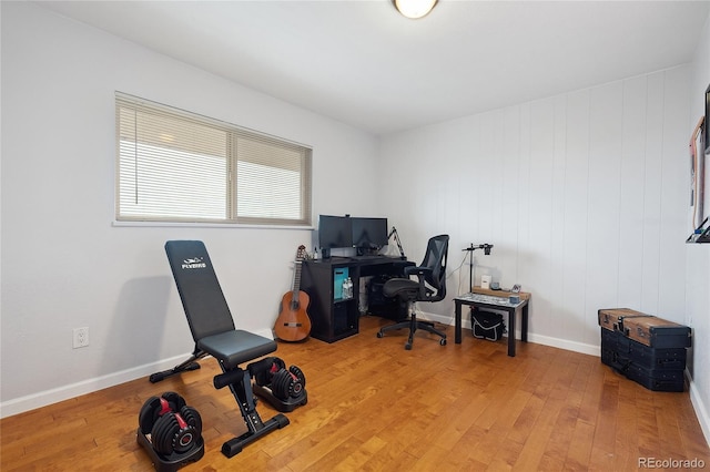9019 E Oxford Dr, Denver, CO 80237 - office area with light wood-style floors and baseboards