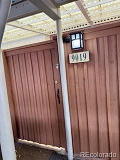 9019 E Oxford Dr, Denver, CO 80237 - view of gate