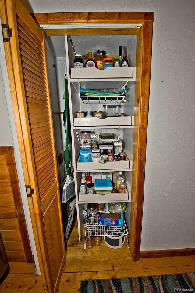 view of pantry