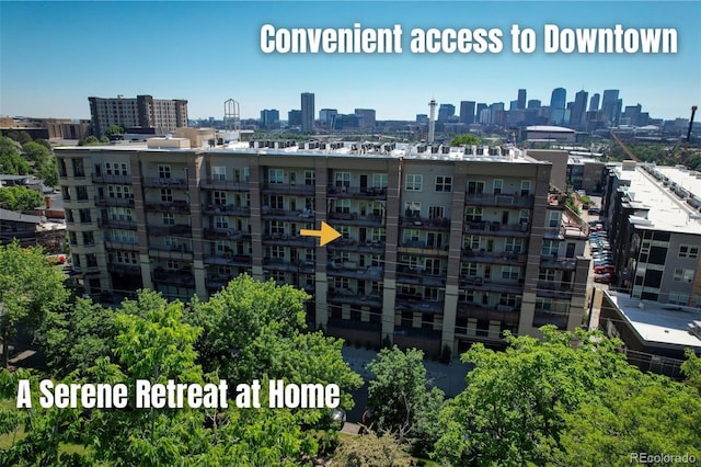 2240 N Clay St Unit 406, Denver, CO 80211 - view of property with a skyline view
