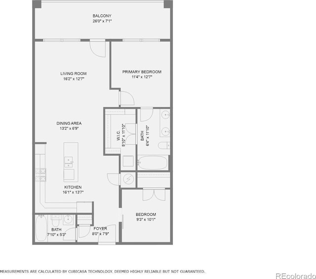 2240 N Clay St Unit 406, Denver, CO 80211 - property floor plan