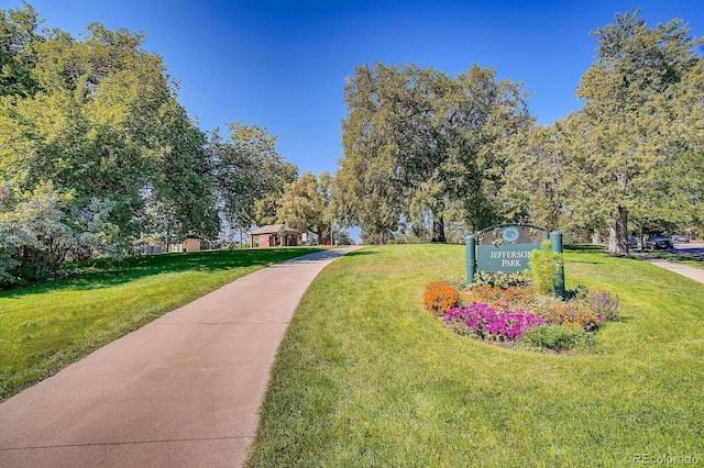 2240 N Clay St Unit 406, Denver, CO 80211 - view of home's community featuring a yard