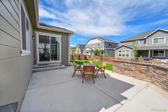 821 Boulder Peak Ave, Erie, CO 80516 - view of patio with a residential view and entry steps