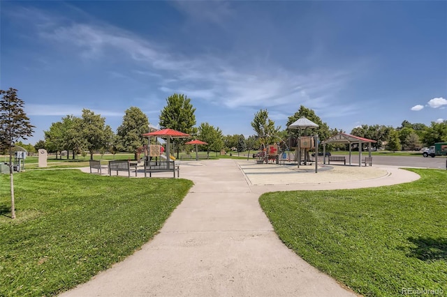 3955 S Nucla St, Aurora, CO 80013 - communal playground featuring a yard
