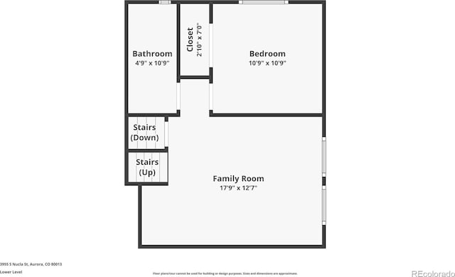3955 S Nucla St, Aurora, CO 80013 - view of home floor plan