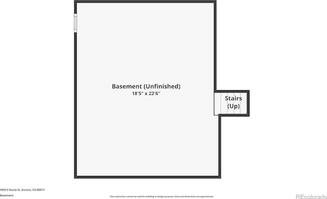 3955 S Nucla St, Aurora, CO 80013 - view of property floor plan