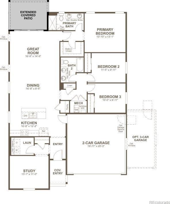 6170 Amerifax Dr, Windsor, CO 80528 - floor plan / room layout