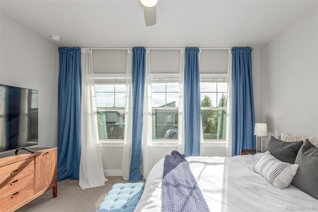 5735 Boston St, Denver, CO 80238 - bedroom featuring carpet and a ceiling fan