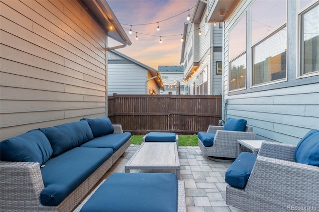 5735 Boston St, Denver, CO 80238 - view of patio / terrace with an outdoor hangout area