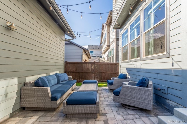 5735 Boston St, Denver, CO 80238 - view of patio with an outdoor hangout area