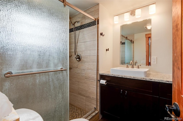 32 Magnum Bonum Dr, Breckenridge, CO 80424 - full bath with a stall shower, vanity, and toilet