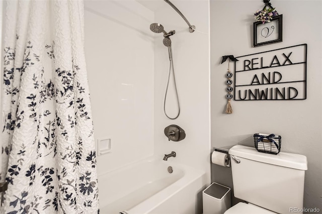 6238 S Cherry Cir, Centennial, CO 80121 - full bath with shower / bath combo with shower curtain and toilet