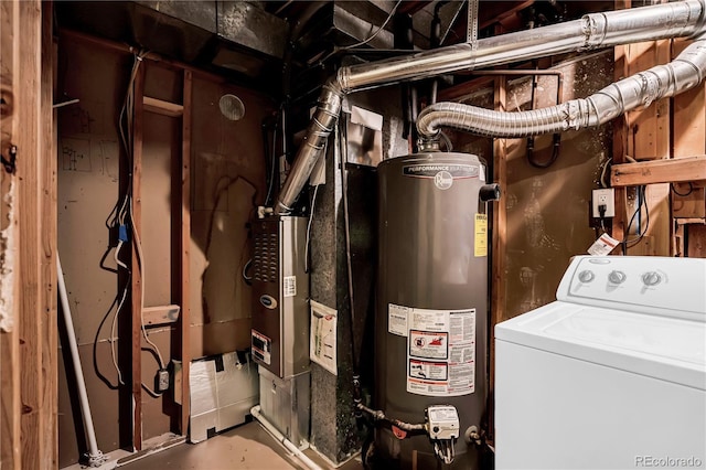 4559 Ashfield Dr, Boulder, CO 80301 - utilities with washer / clothes dryer and water heater