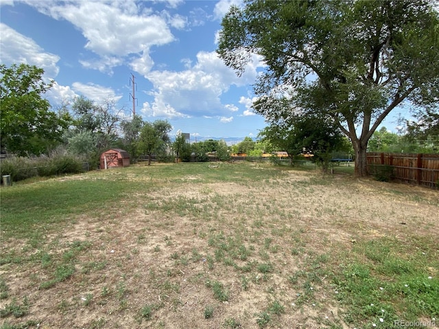 4559 Ashfield Dr, Boulder, CO 80301 - view of yard with a storage shed