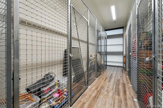 view of storage area