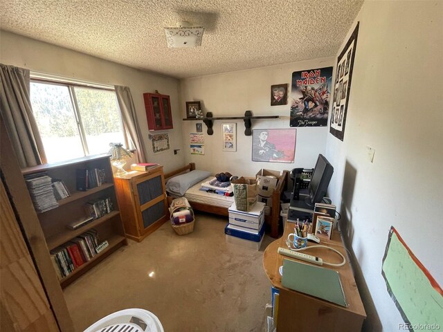 11798 Sidney Rd, Golden, CO 80403 - carpeted office space with a textured ceiling