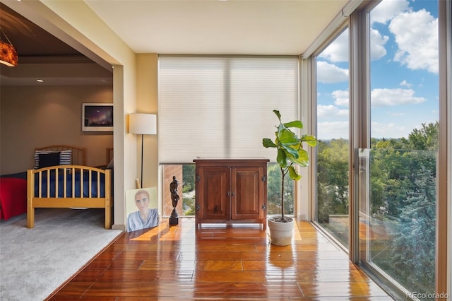 sunroom with a wealth of natural light