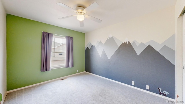 9758 Laredo St Unit 22D, Commerce City, CO 80022 - carpeted empty room with a ceiling fan and baseboards