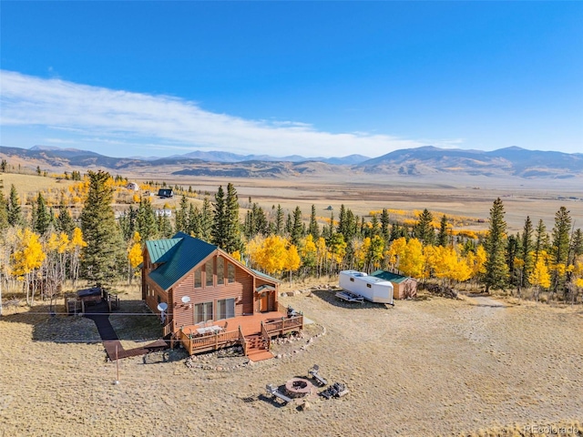 1052 Boreas Cir, Jefferson, CO 80456 - view of subject property featuring a mountain backdrop