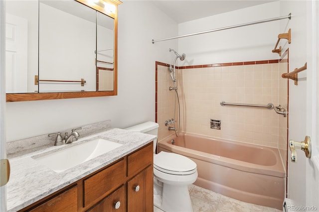 1840 E 84th Ave, Denver, CO 80229 - bathroom with  shower combination, vanity, and tile patterned flooring