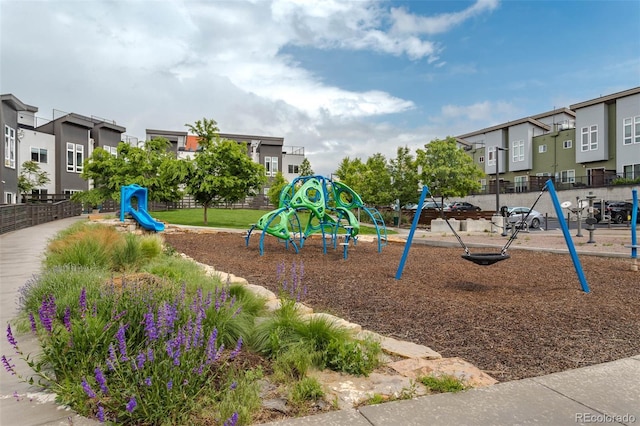 2829 W 53rd Ave Unit 104, Denver, CO 80221 - community jungle gym featuring a residential view