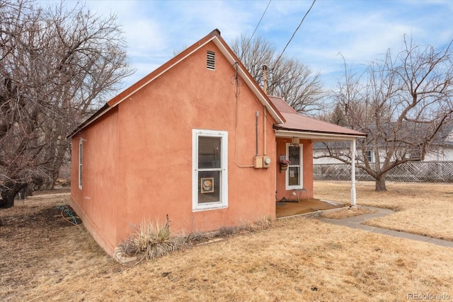 view of side of property