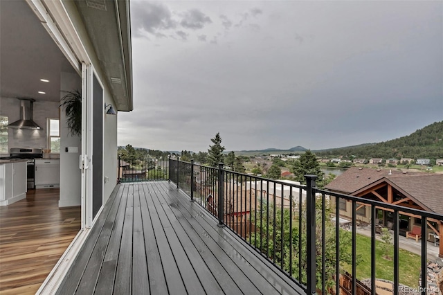 265 Upper Glenway, Palmer Lake, CO 80133 - view of wooden deck