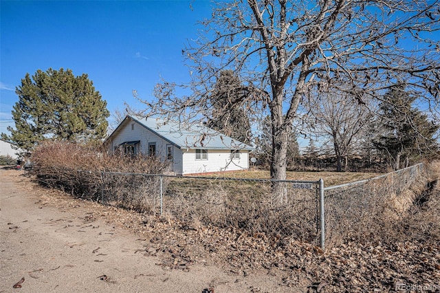 view of side of property