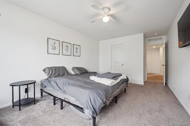 608 N Bersshine Ct, Aurora, CO 80137 - bedroom featuring carpet and a ceiling fan